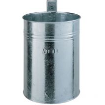 Cubo de basura H430xØ330mm 35l galv.