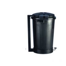 Denox - Goliat de pedal con capacidad de 70 litros famesa Blanco