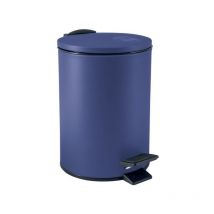 Papelera con pedal Acero adelar 3L Azul mate Spirella