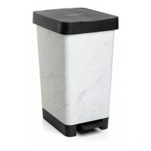 Tatay Cubo pedal Smart Deco marble 25 Lt