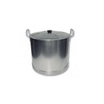 Cubo recto con asas y tapa 14'(35x31)