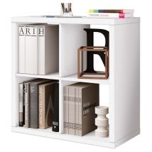 Cubo bianco lucido Scaffalatura 4 cubi vuoti Camera dei bambini Ufficio giovani Soggiorno stoccaggio