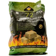 Cubes de encendido de madera 100% natural 72 uds
