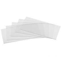 ABE - personna cubre filtros cristal 55x110mm , Cubrefiltro 57A para pantallas de protección. - Tamaño: 110 x 55 mm. - Cristal transparente de 55 x