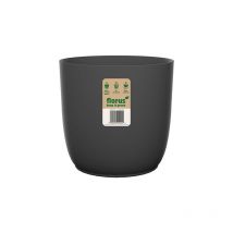 Cubremaceta int. flow flowerpot antracita - 18 cm