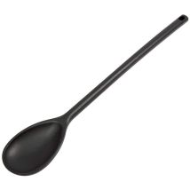 Cucchiaione in nylon nero 38 cm – Utensile da cucina resistente a temperature elevate – Piazza