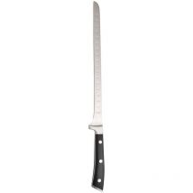 Cuchillo jamonero 25.4cm acero inoxidable Foodies - Negro