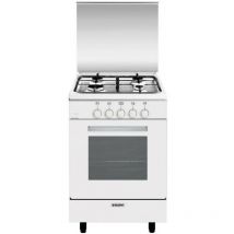 Cucina a gas 60l 4 fuochi bianco - ga551gwh - glem