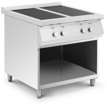 Cucina a induzione 17.000 w 4 superfici di cottura 260 °c Spazio di stoccaggio