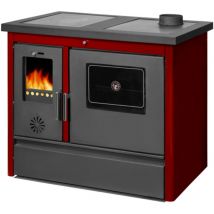 Sannover - Cucina a legna con forno Tamara 12 kW Bordeaux