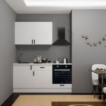 Tezeta - Cucina completa di elettrodomestici Asti 180 colore bianco
