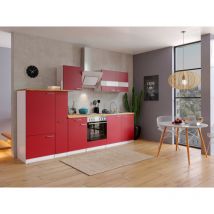 Cucina Blocco Cucina Blocco Cucina Cucina componibile Bianco Rosso Malia 300 cm Respecta