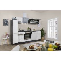 Cucina Blocco cucina blocco cucina rovere bianco Amanda 250 cm Respecta Premium