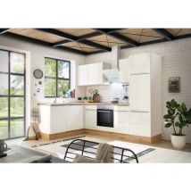 Cucina Cucinino Cucina ad Angolo Marleen Premium 280 cm Bianco Artigianale Rovere Respecta