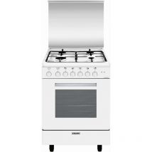 Cucina Alpha Con Forno Multifunzione Elettrico Ventilato Bianco 60X60