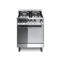 Cucina a gas Lofra M66GV/C – Piano cottura in acciaio inox 4 fuochi – Capacità forno 66L – Classe A
