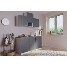 Cucina Minicucina Cucina singola Cucinino Bianco Grigio Luis 150 cm Respecta