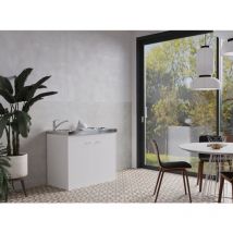 Cucina Minicucina Cucina singola Cucinino Dispensa Bianco Levin 100 cm Respecta