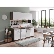 Cucina Modulo cucina cucina singola rovere York bianco Oliver 195 cm Respecta