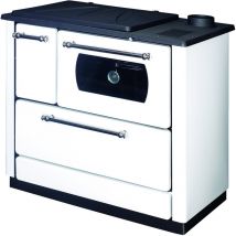 Stufa cucina alegna con forno 9KW popular bianca 90x58xH90 cm