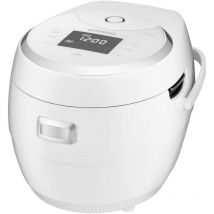 Cuckoo - CR-1020F Cuiseur à riz blanc voyant lumineux, revêtement anti-adhésif, protection contre la surchauffe