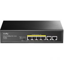 Abacus - unknown Cudy FS1006P commutateur réseau Fast Ethernet (10/100) Connexion Ethernet, supportant l'alimentation Via ce Port (PoE)