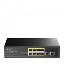 Cudy FS1010P Netzwerk-Switch Fast Ethernet (10/100) Power over Ethernet (PoE) Schwarz
