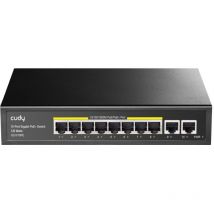 Cudy GS1010PE Netzwerk-Switch Gigabit Ethernet (10/100/1000) Power over Ethernet (PoE) Schwarz