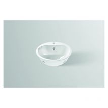 Cuenca empotrada Alape ew 3.2, redonda ø 47,5cm, blanca,