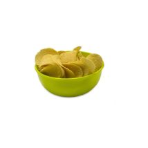 Cuenco de plástico para comida 17 cm Verde – Apto para lavavajillas, microondas y congelador – Capacidad 1,15 litros