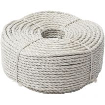 Cuerda beige 100 metros Werka Pro 6mm (resistencia ± 590 kg)