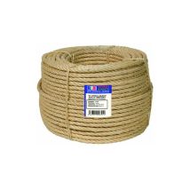 Cuerda cableada de sisal 6mm 200m – Ideal para atar y colgar objetos – Resistente y duradera