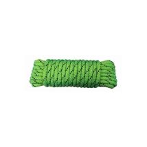 Cuerda Trenzada 06mm Nylon Verde/negro Doble Escalada Hyc 20 Mt