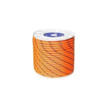 HYC - Cuerda Trenzada 14Mm Nylon Naranja/Negro Doble Escalada 100 Mt