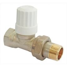 Danfoss - Cuerpo termostático recto en latón con conexión hembra 15/21 somatherm for you