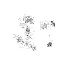 Cubierta de motor original emak 61510106