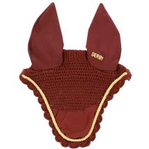 Cuffietta antimosche in cotone con rinforzi e cordone colorato: full, Argento/Multicolor/Blu navy