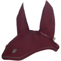 Cuffietta antimosche per cavalli modello Livigno in materiale tecnico: Cuffietta pony bordeaux