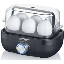 Severin - ek 3166 Cuiseur à oeufs sans bpa, avec verre doseur, avec pique-œuf noir