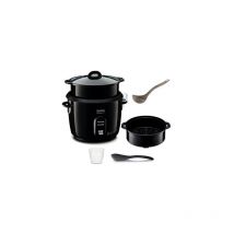 Tefal - Cuiseur à riz Classic 2 YY4351 avec panier vapeur 600 w Noir