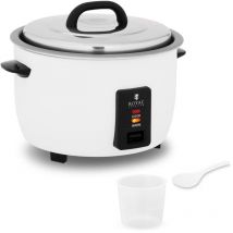 Royal Catering - Cuiseur à Riz Vapeur Cuisson Arrêt Automatique Maintien Au Chaud 1550 w 10L Inox