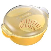 Bama - Cuiseur À Vapeur - Cooky - D 25 X H 12,5 Cm - Jaune - Livraison Gratuite