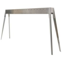 Lisa Miami 1500 Barbecue Au Charbon De Bois En Acier Inoxydable Pour Les R&ocirctis - Bianco