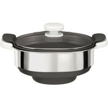 Cuiseur vapeur 3.7l inox/gris Moulinex xf384b10
