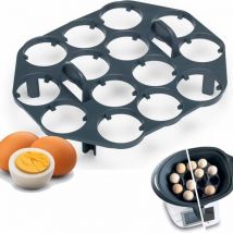 Coocheer - Cuiseur vapeur à œufs à 14 trous, support pour cuiseur vapeur à œufs, cuiseur vapeur multifonction compatible avec Thermomix TM6 TM5 TM31,