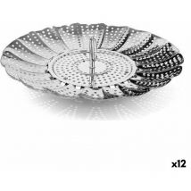 Cuit-vapeur Quttin acier inoxydable 14 cm (12 pièces) (22,5 x 14 cm)