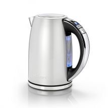 Bollitore elettrico Multi-Temp Jug Ebollizione rapida Senza fili Grigio perla, finitura in acciaio inox Capacità 1,7L Temperatura regolabile Filtro