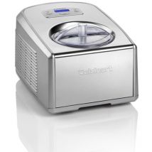 ICE100E Gelatiera con Compressore Integrato, Capacità 1,5 litri, auto-refrigerante, 2 Palette Incluse, Funzione Mantieni Freddo, Ideale per Gelati