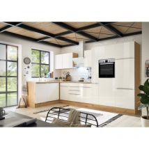 Cuisine Cuisine d'angle Marleen Premium 370 cm Blanc Chêne Artisan Respekta