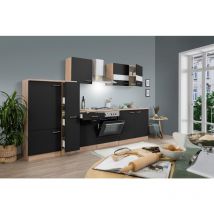 Cuisine Cuisine intégrée Chêne Noir Merle 300 cm Respekta